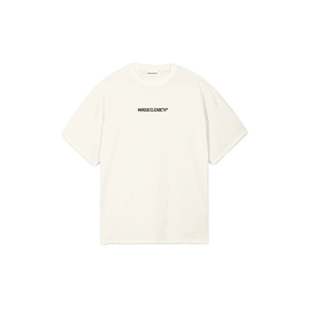 XL Logo T-shirt In Cream - MARCUS ELIZABETH