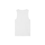 White Tank Top with Black Anagram Logo Embroidery - MARCUS ELIZABETH - T-shirts