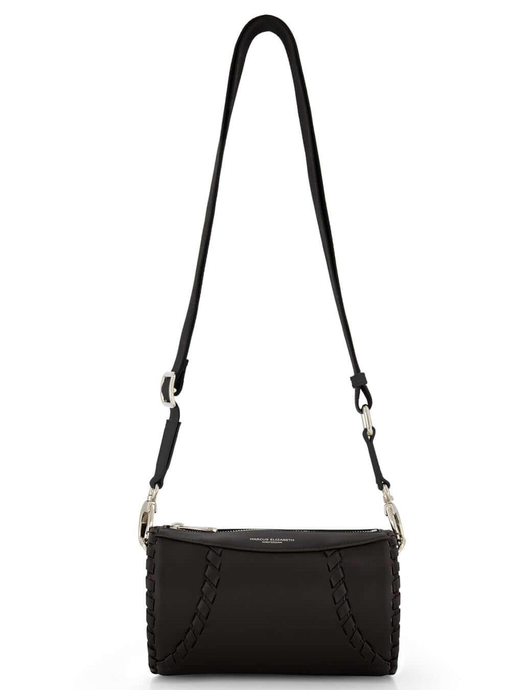 Tube Shoulder Bag Black - MARCUS ELIZABETH - Handbags - MARCUS ELIZABETH - Tube Shoulder Bag Black - MARCUS ELIZABETH