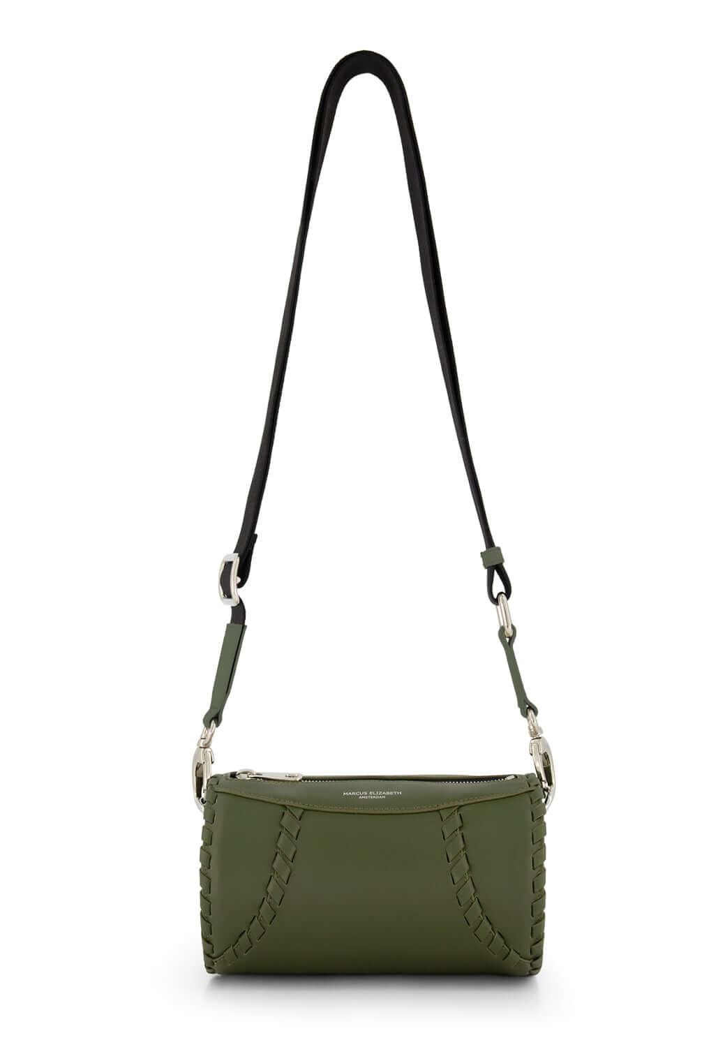 Tube Shoulder Bag Olive - MARCUS ELIZABETH