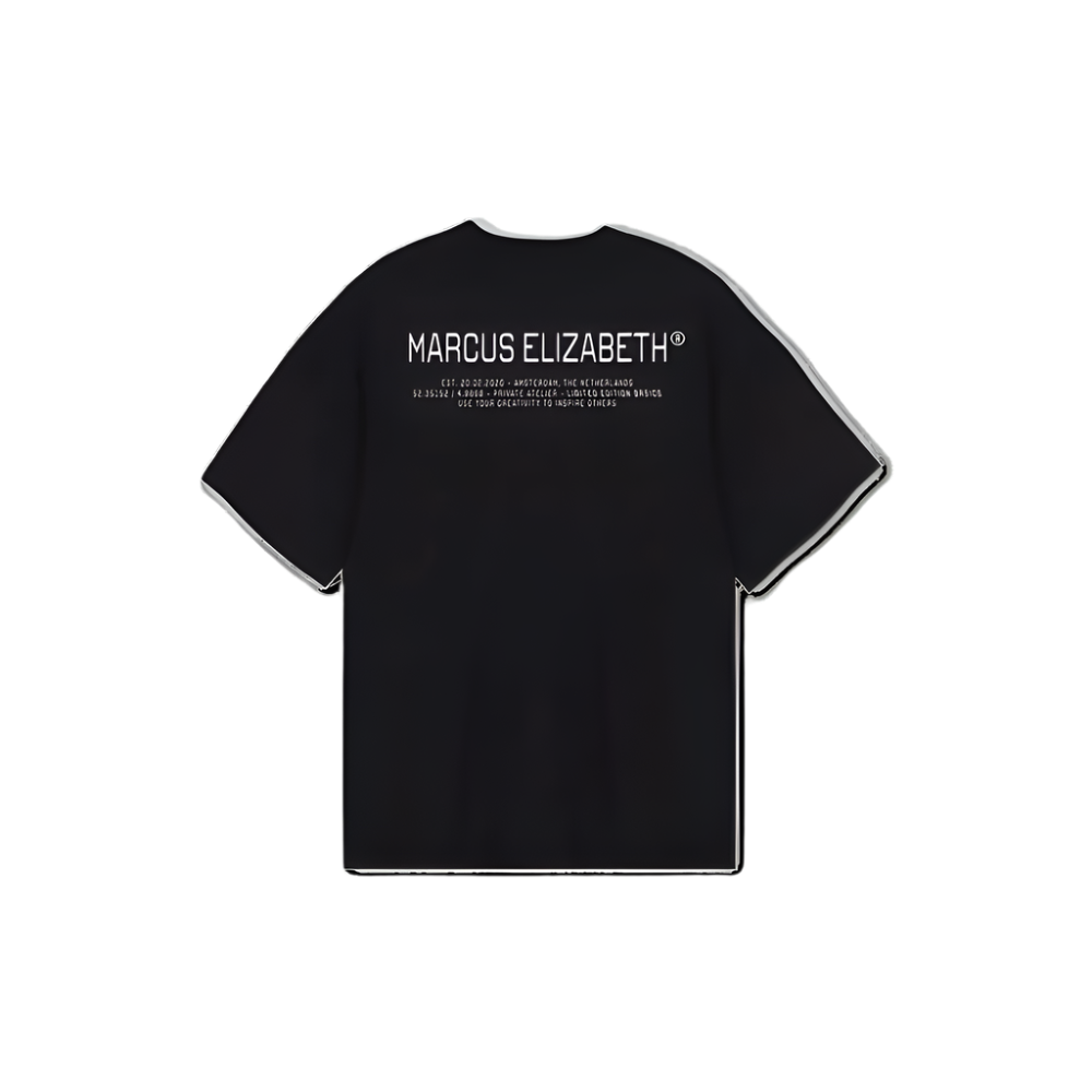 XL Logo T-shirt In Black - MARCUS ELIZABETH